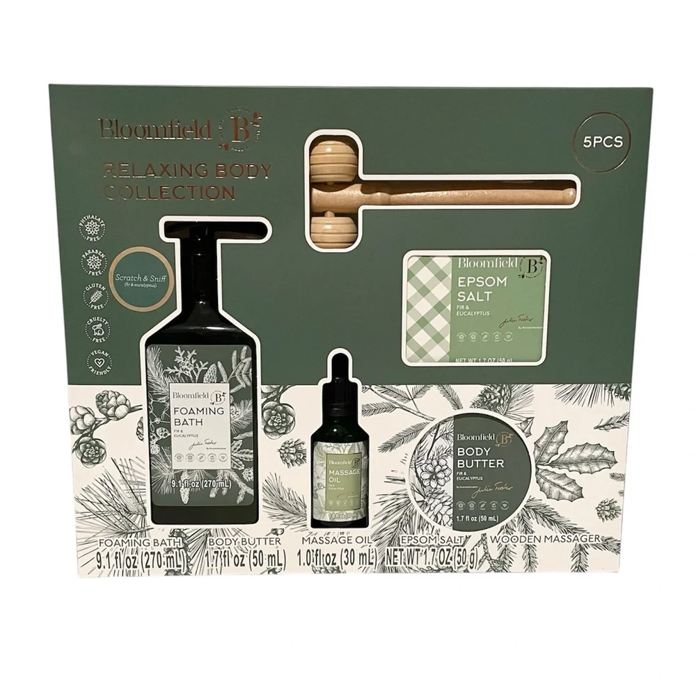 Bloomfield Fir & Eucalyptus 5-Piece Relaxing Body Collection Set - Picture 1 of 11